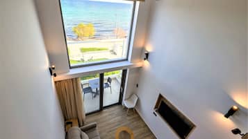 Studio Suite, Sea View (6, Duplex Loft with Balcony) | Living area | 43-inch LED TV with digital channels, TV