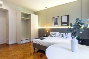 1 غرفة نوم وواي فاي وملاءات أسرّة