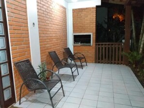 Terrace/patio - Apartment in condominium on Cachoeira beach Florianópolis (SC)