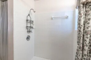 Shower, hair dryer, towels - Beautiful Historic Cottage, The Garden (Mount Dora)