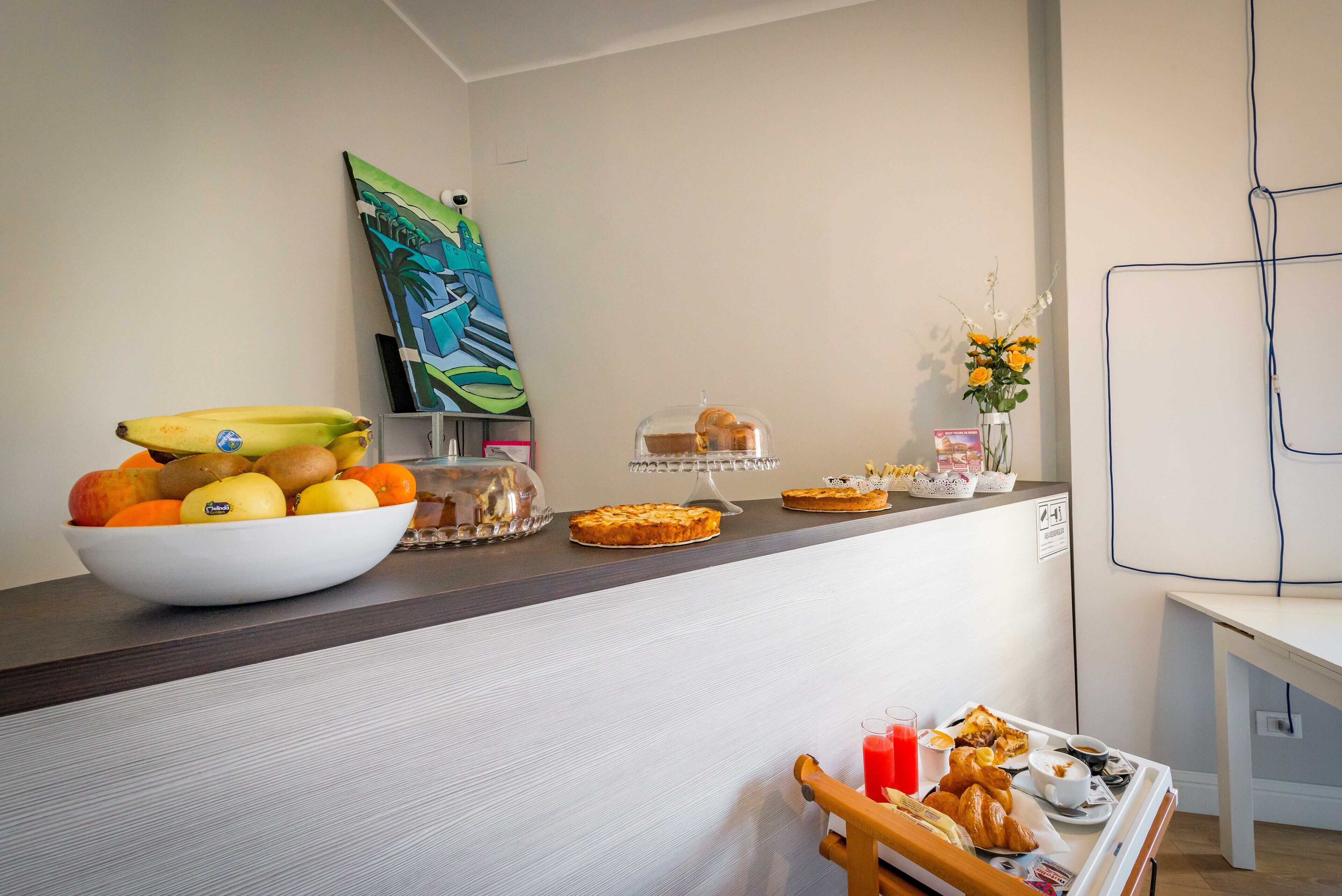 Kontinental frukost varje dag (EUR 6 per person)