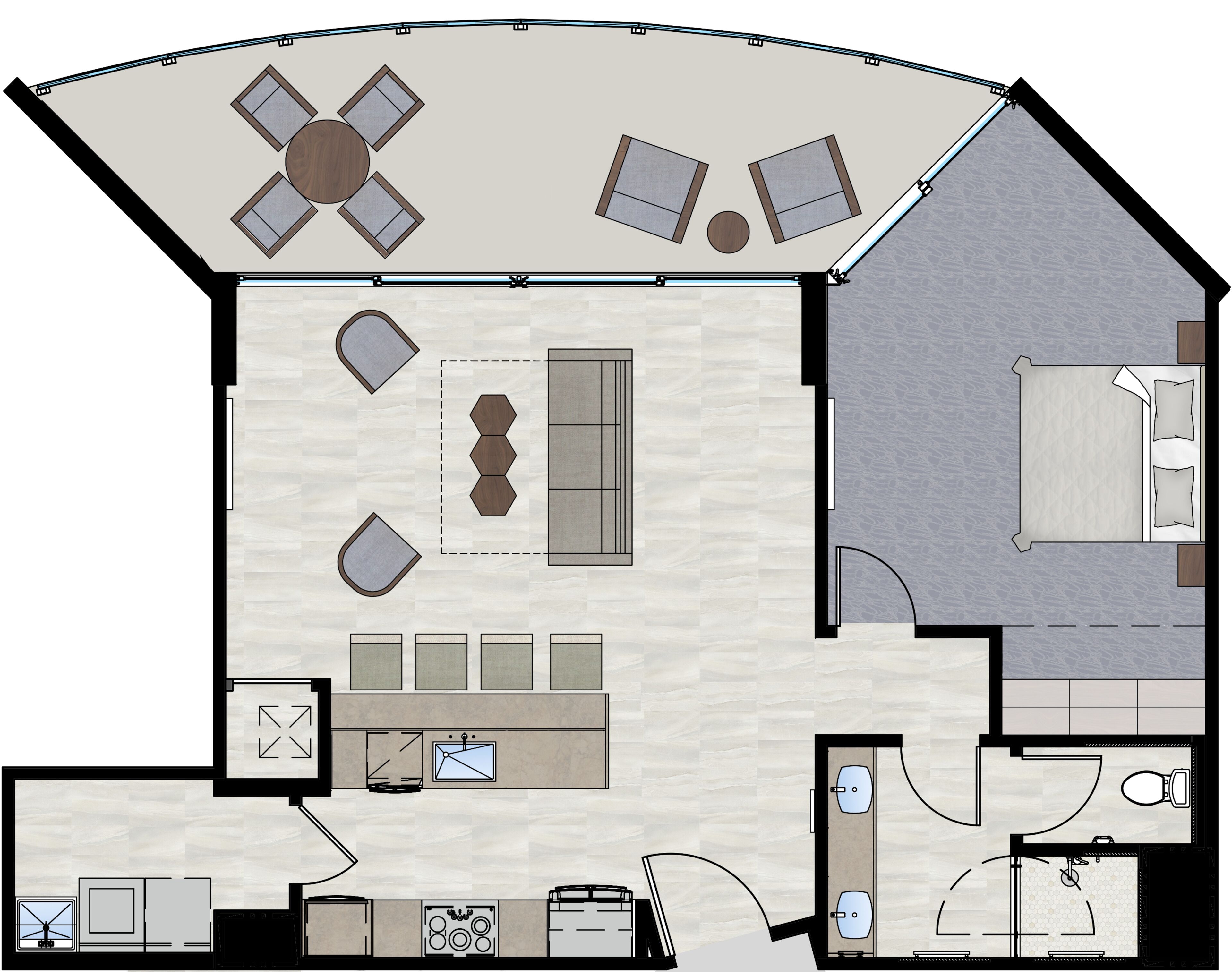 premium bedding, down duvets, in-room safe, individually decorated