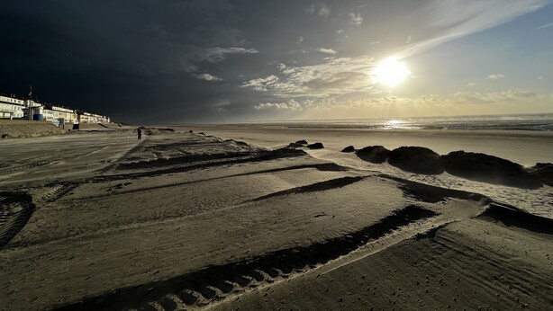 Nær stranden