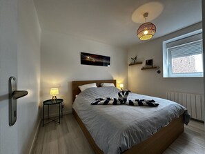 2 chambres, lit parapluie, Wi-Fi gratuit
