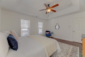 5 bedrooms, iron/ironing board, travel cot, free WiFi