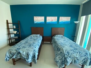 3 chambres, fer et planche à repasser, accès au Wi-Fi (inclus)