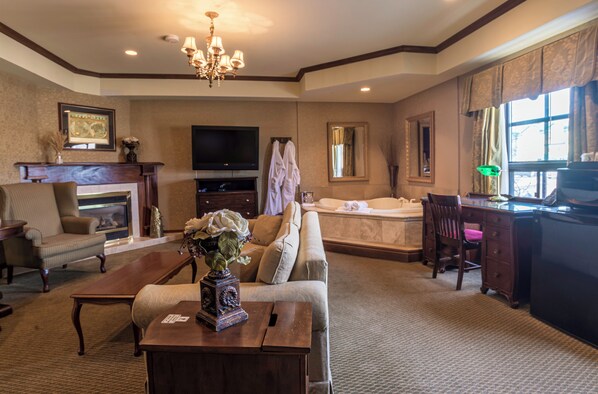 Suite, 1 Queen bed, Fireplace, Jacuzzi