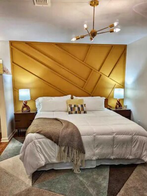 1 chambre, fer et planche à repasser, Wi-Fi gratuit, draps fournis