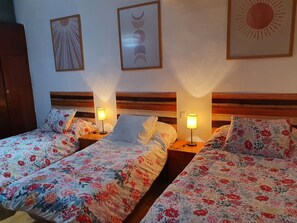 3 多间卧室、熨斗/熨衣板、WiFi、床单