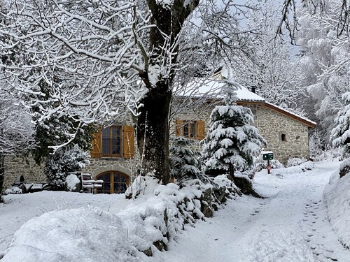 Large family gîte in Auvergne, 5 bedrooms, linen included, sleeps 12, 