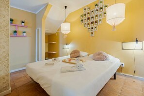 1 chambre, fer et planche à repasser, accès Internet, draps fournis