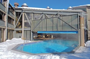 Indoor pool, a heated pool