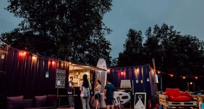 Glampingresort raus am see Spadener See