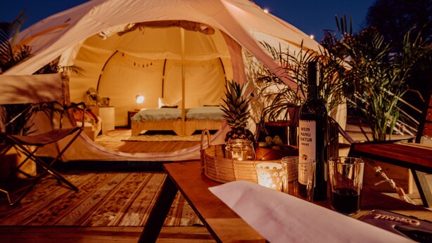Standard Quadruple Room, Garden View, Beachfront - Glampingresort raus am see Spadener See (Schiffdorf)