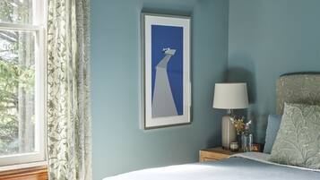 Rom – premium, 1 queensize-seng, resort-utsikt, hjørnerom | Sengetøy av topp kvalitet, minibar og individuelt dekorert