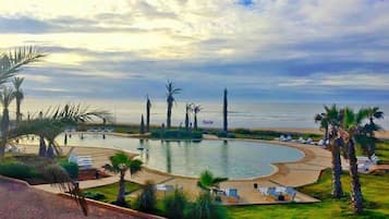 Indendørs pool, udendørs pool