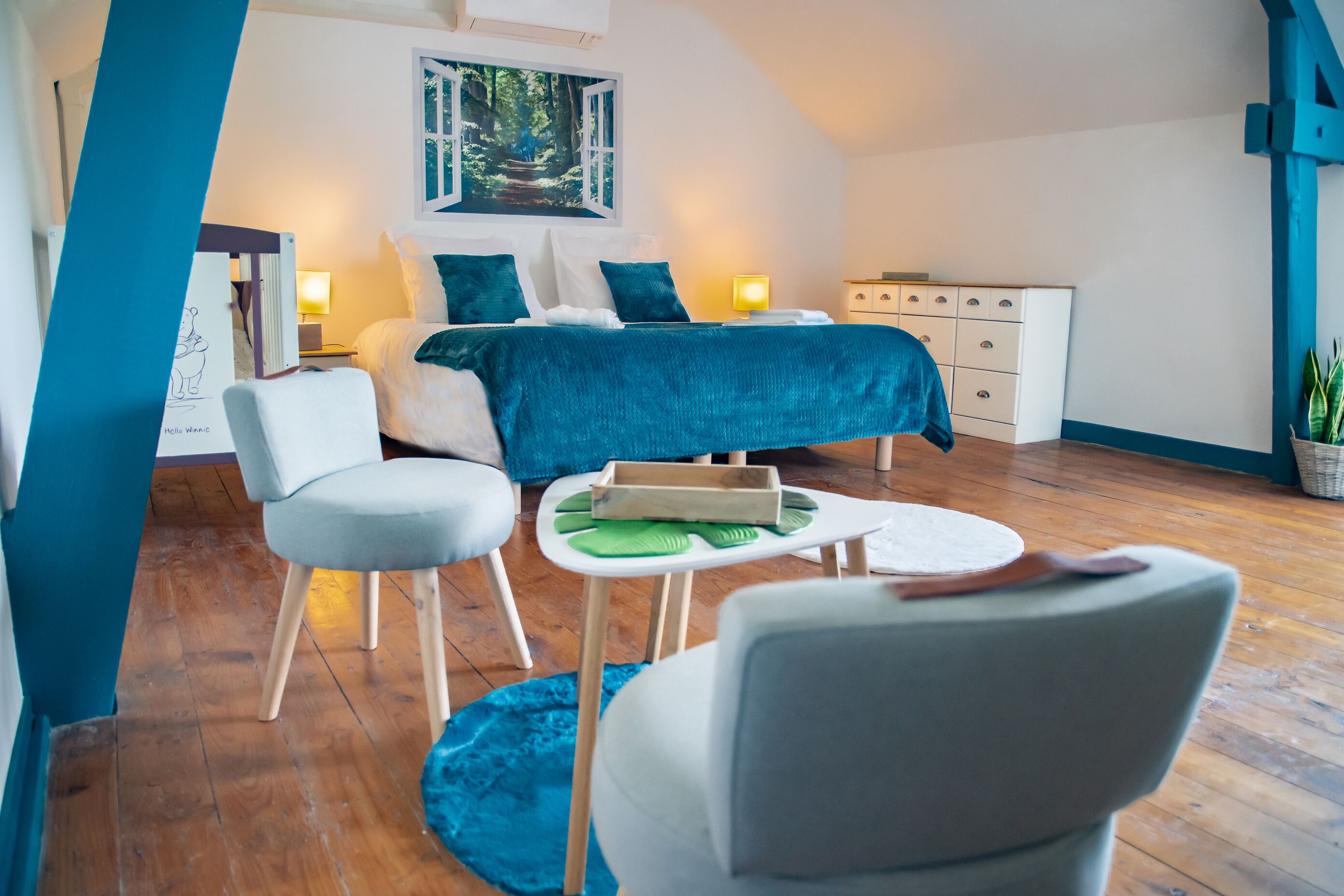 4 slaapkamers, reisbedje, gratis wifi