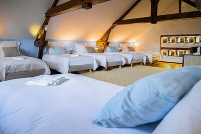 The orangery in the grounds of Château de Chazelpaud