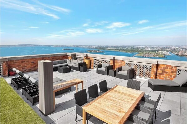 Outdoor dining - Bright Loft Studio with the best view in NYC (New York)