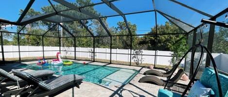 Außenpool, beheizter Pool