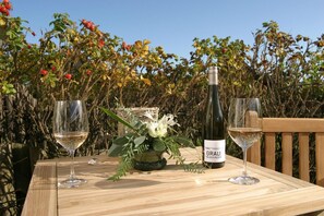 Outdoor dining - Raantem Hüs "Moby Dick" - Raantem Hüs (Sylt)