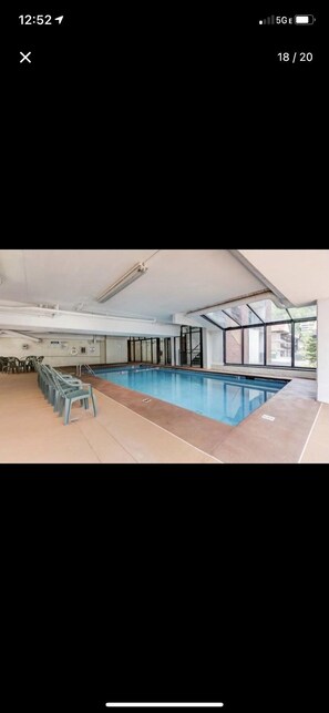 Indoor pool, outdoor pool