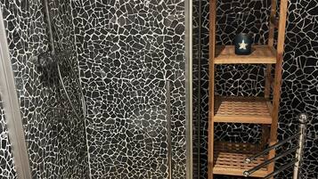 Shower, hair dryer