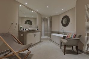 Shower, hair dryer