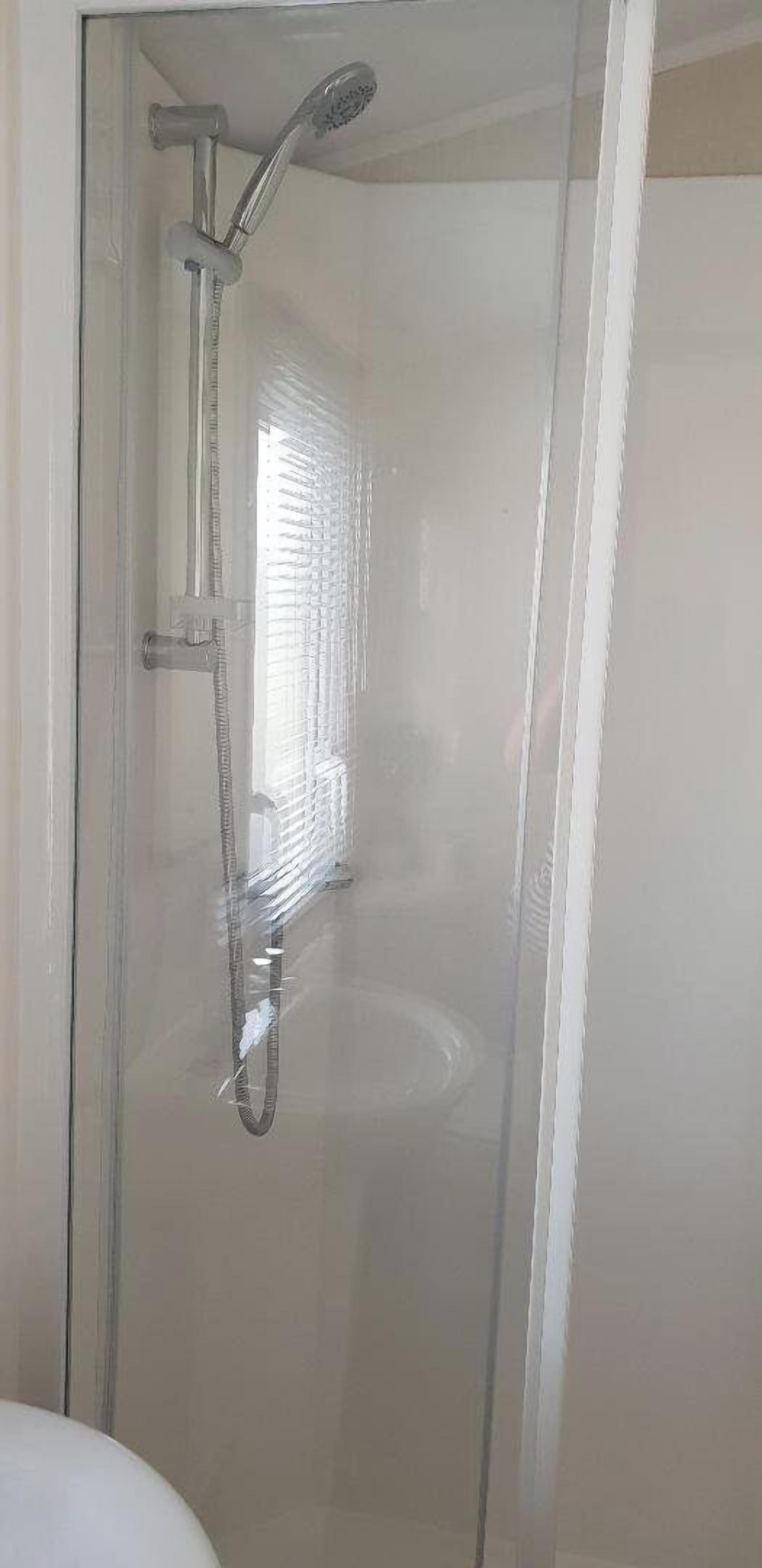 Shower, hair dryer