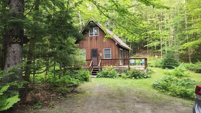 Rustic Cabin Retreat in the Heart of Southern Vermont-escape the hustle/bustle.