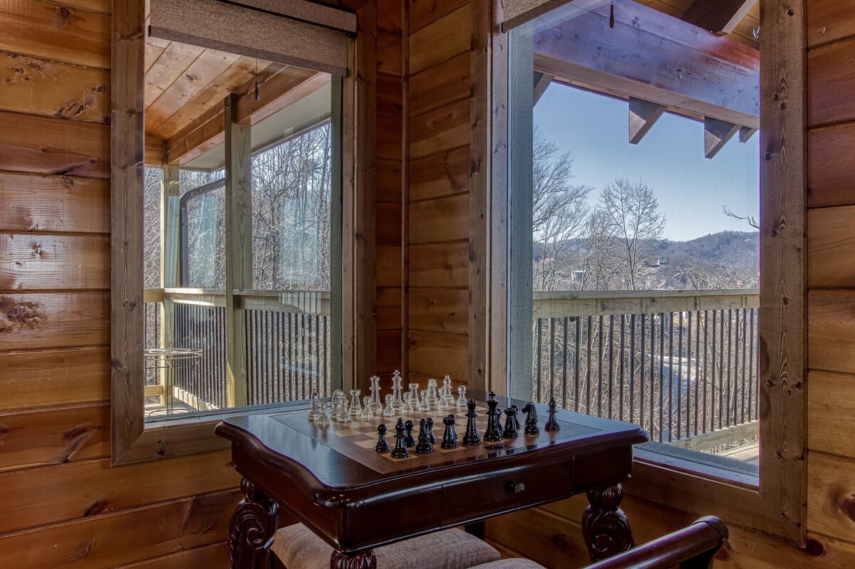 Photo 60 of Luxury LongView Lodge---Sleeps 20---Best Location in Smokies---16 Beds---Pool