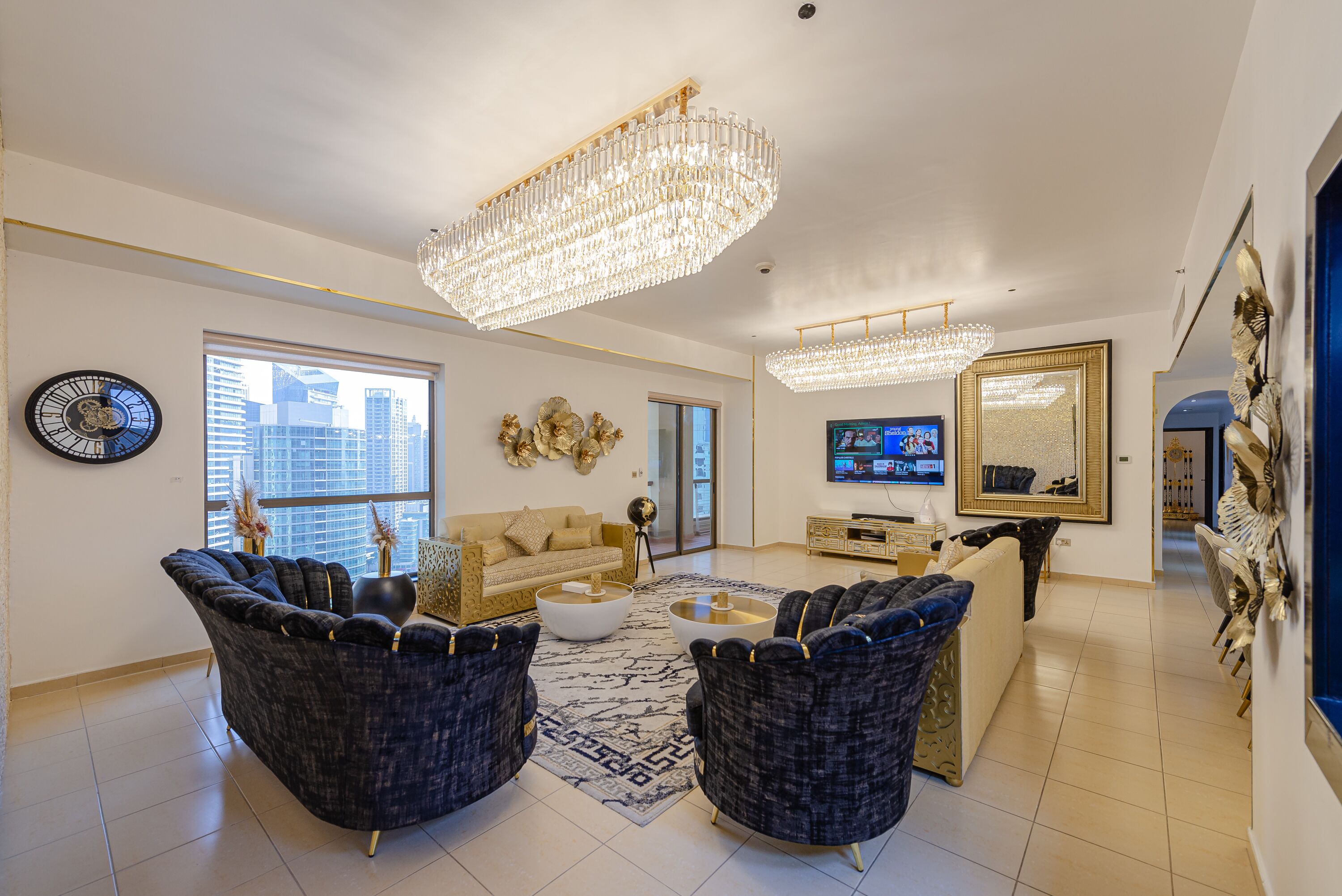 Comfort Apartment | Living area | 32-inch flat-screen TV with cable channels, TV