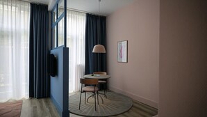 Studiosuite – royal | Spiseområde på rommet