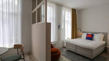 Egyptian cotton sheets, premium bedding, memory foam beds, in-room safe