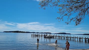 Vlak bij het strand
