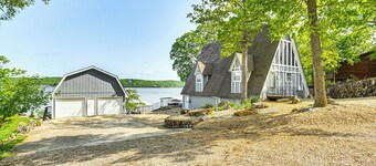 Beach & Dock on Lake of the Ozarks! A-Frame Home