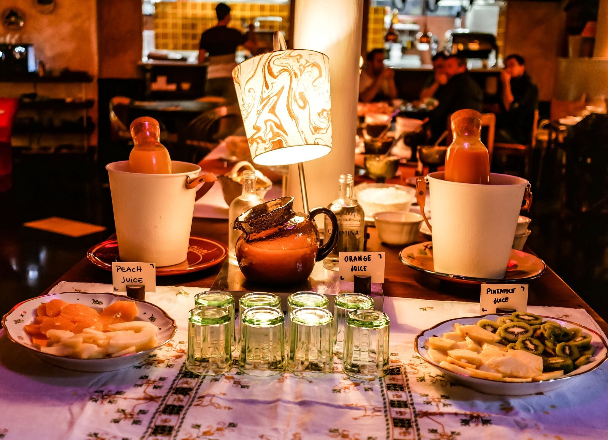 daily buffet breakfast (eur 16 per person)