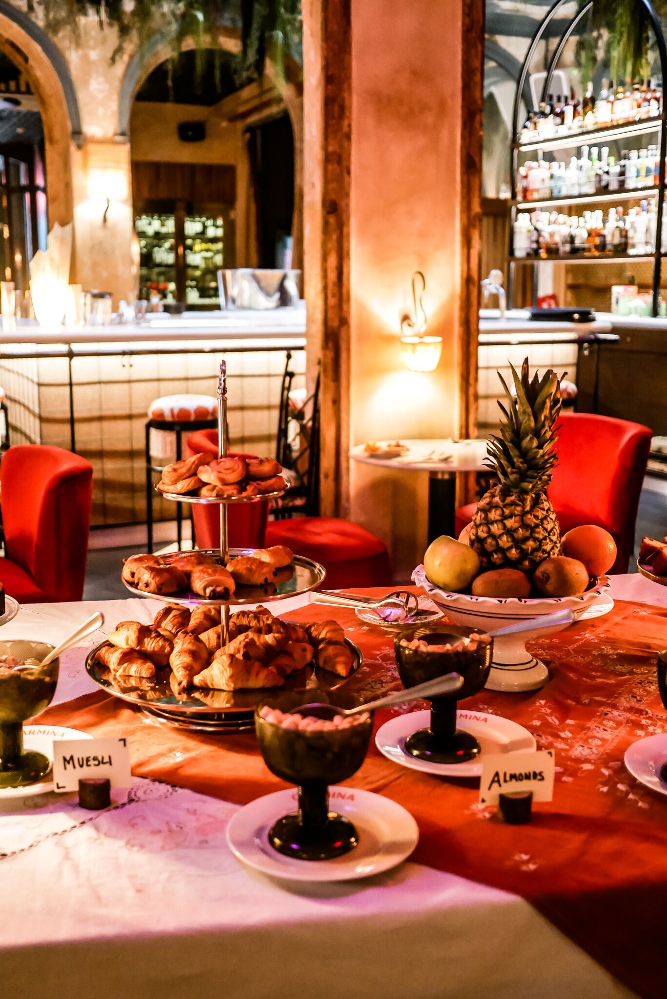 daily buffet breakfast (eur 16 per person)