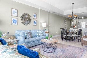 Condo, 2 Bedrooms | Living area - The Whart Unit 505 2 Bedroom Condo by RedAwning (Orange Beach)