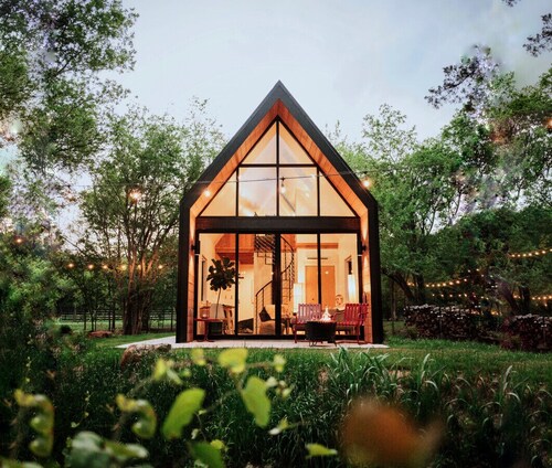 Cedar Brook at Live Oak Lake | Modern Cabin