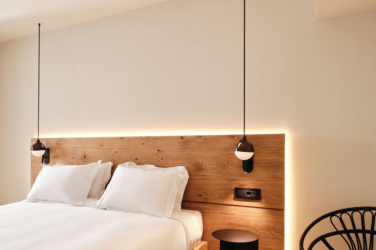 nous patio room | 1 bedroom, premium bedding, minibar, in-room safe