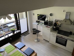 Fridge, microwave, oven, stovetop - 4 star holiday apartment stone man (Goslar-Hahnenklee)