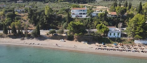 On the beach