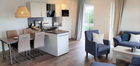 Unclassified image, 1 of 19, button - 49.2.N Nordkoje - Modern, high-quality vacation apartment, sauna, large balcony, (Wangerland)