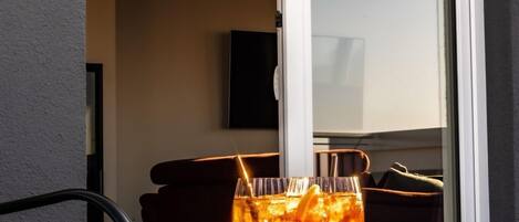 屋外ダイニングエリア