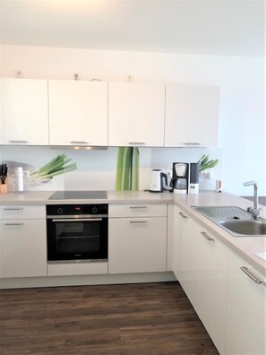 Kühlschrank, Ofen, Herdplatte, Geschirrspüler