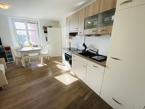 Kühlschrank, Ofen, Herdplatte, Geschirrspüler