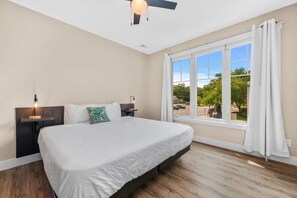 2 bedrooms, iron/ironing board, travel crib, WiFi