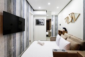 Studio Urbe 1803 | 1 室のベッドルーム、低刺激性寝具、客室ごとに異なる装飾、客室ごとに異なるインテリア