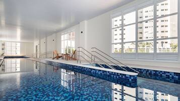 Indoor pool, outdoor pool